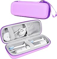 Vista 10 de Funda rígida de viaje para cepillo de dientes compatible con Philips Sonicare Protectiveclean 4100, 5100, 6100, 6500, se adapta a Oral-B Pro 1000