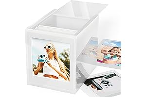 WINKINE Acrylic Polaroid Frame & Photo Storage Box