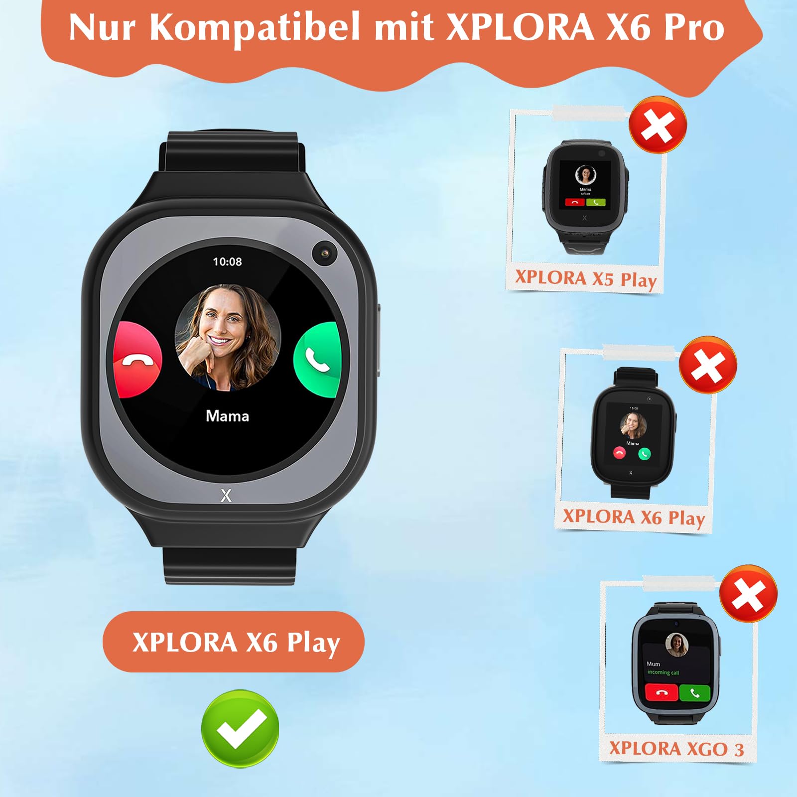 4x Display-Schutzfolie Für Xplora X6 Play - Klar, Kratzfest & Einfach Anzubringen