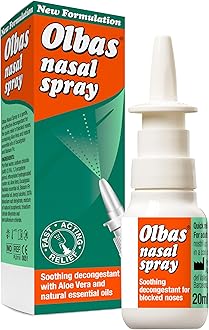 Nasal Spray - Fast Acting Relief - Soothing Decongrestant For Blocked Noses - 20ml