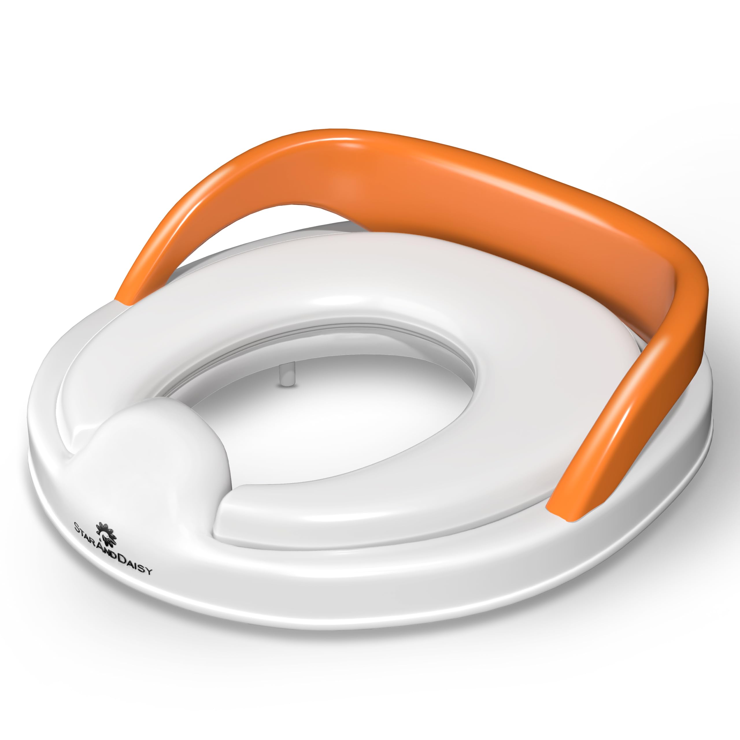 StarAndDaisy Baby Potty Training Seat/Kids Toilet Seat 1-10 Years with Child Safety Anti Slip Buckle Fixation & 4 Anti Skid Pads, Removable PVC Soft Cushion-image-34