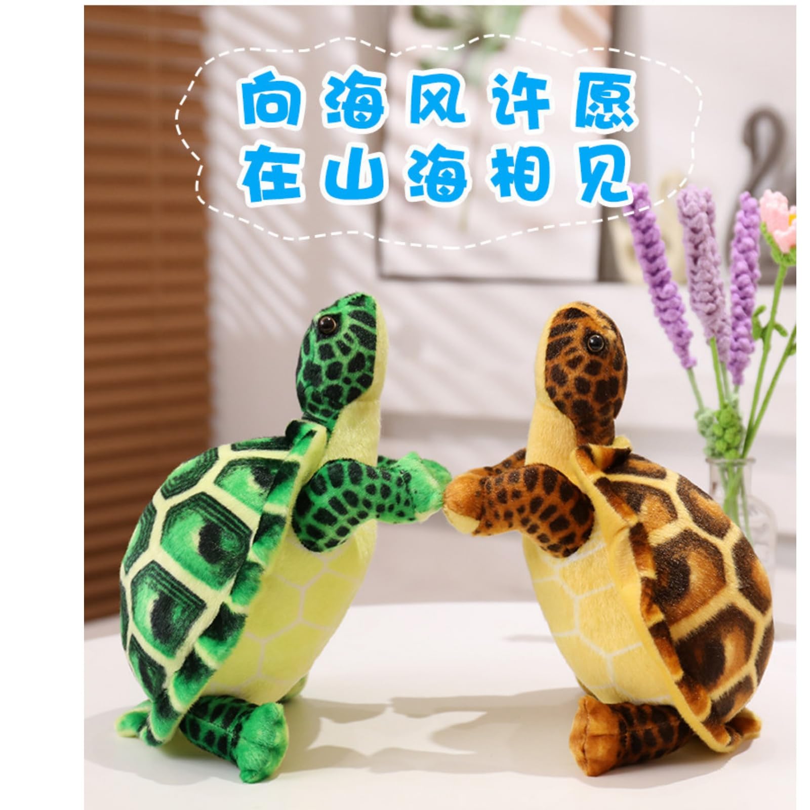 OUKEYI Turtle Plush Stuffed Animal Toy,ortoise Plush Pillow, Cute Plush Toys Gifts for Kids & Adults 30cm (green) - Image 4