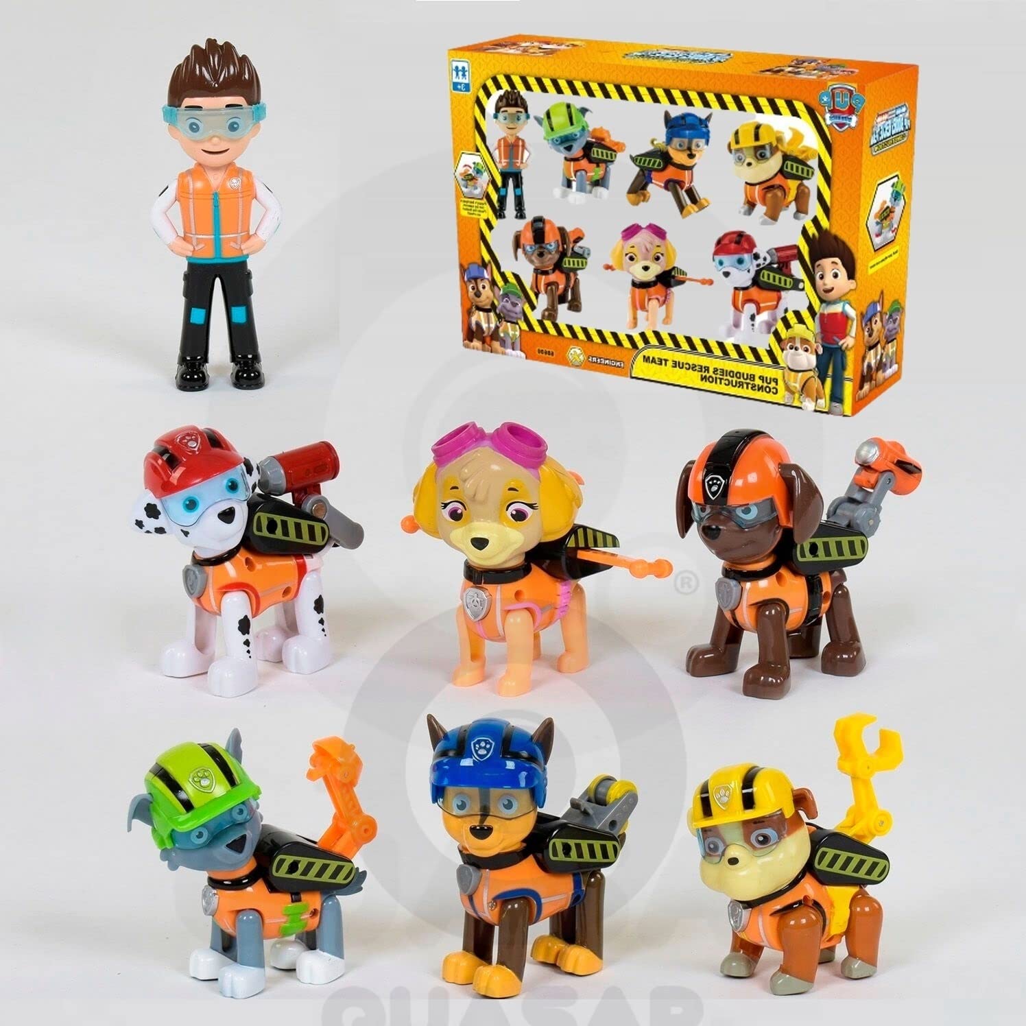 Buy Quasar Pup Buddies Rescue Team Construction Toy Set Power Petrol