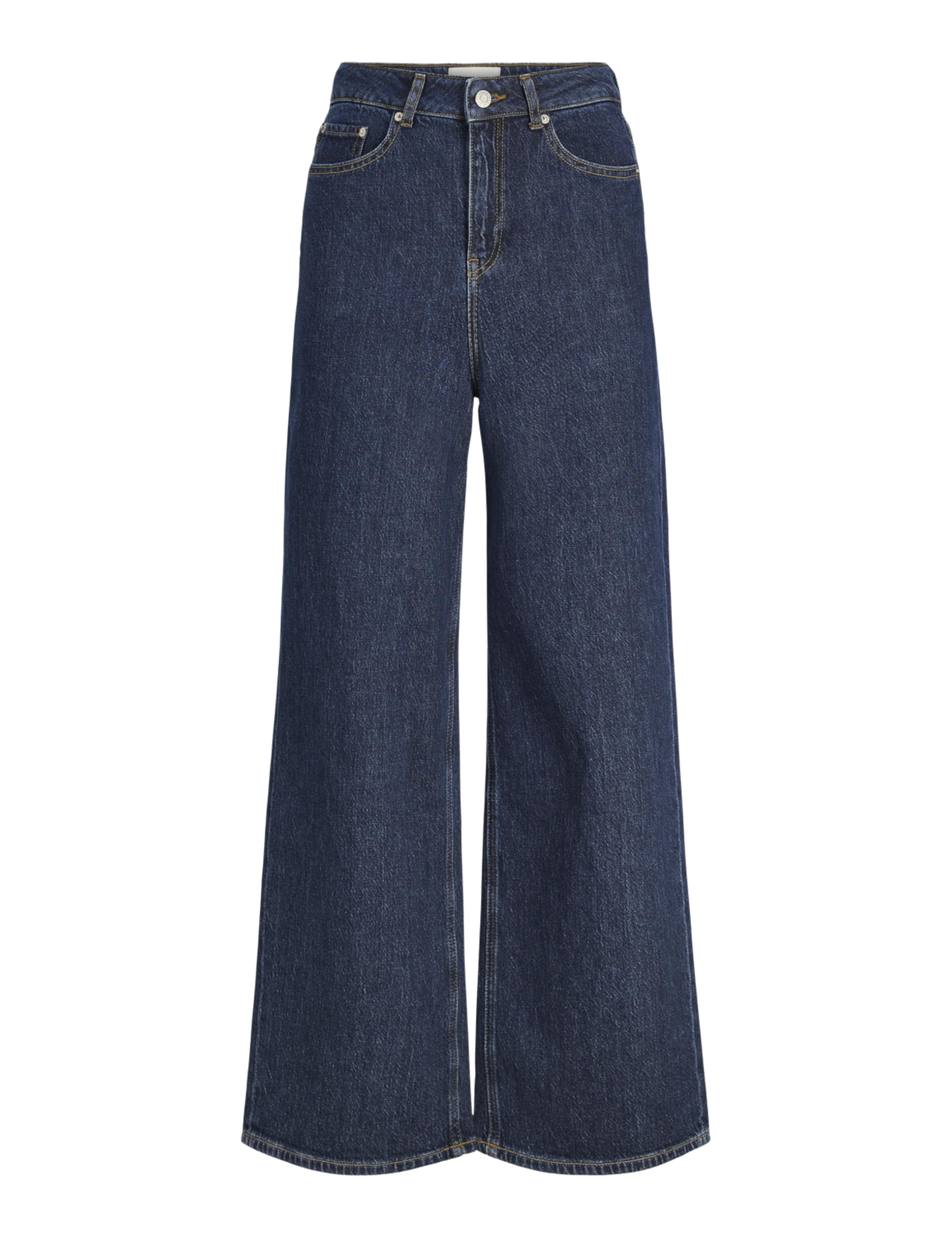 JJXX Jxtokyo Eli Wide HW Jeans DNM, Dark Blue Denim/Detail:, 28W x 32L