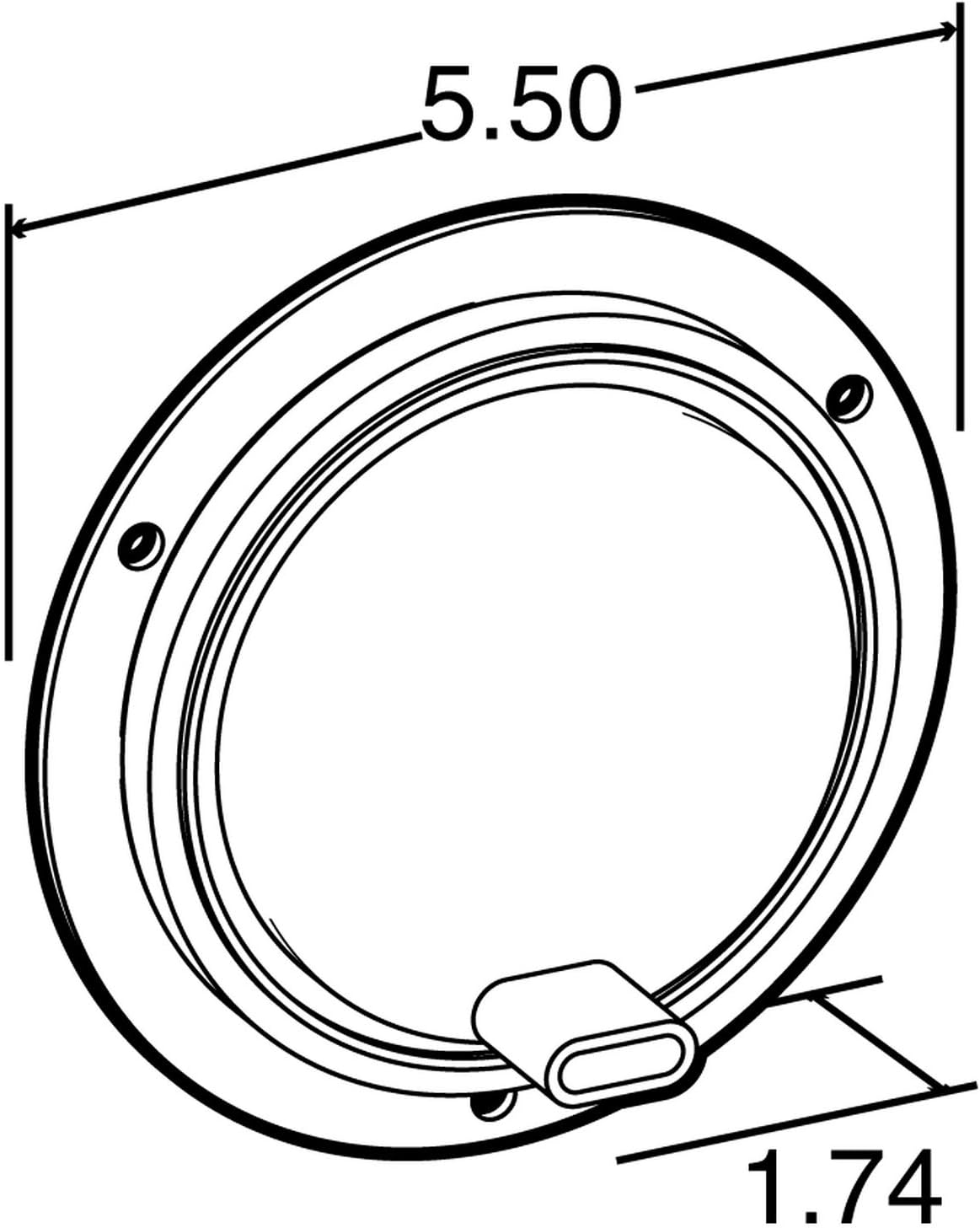 Truck-Lite LED Back-Up Lamp - 44044C
