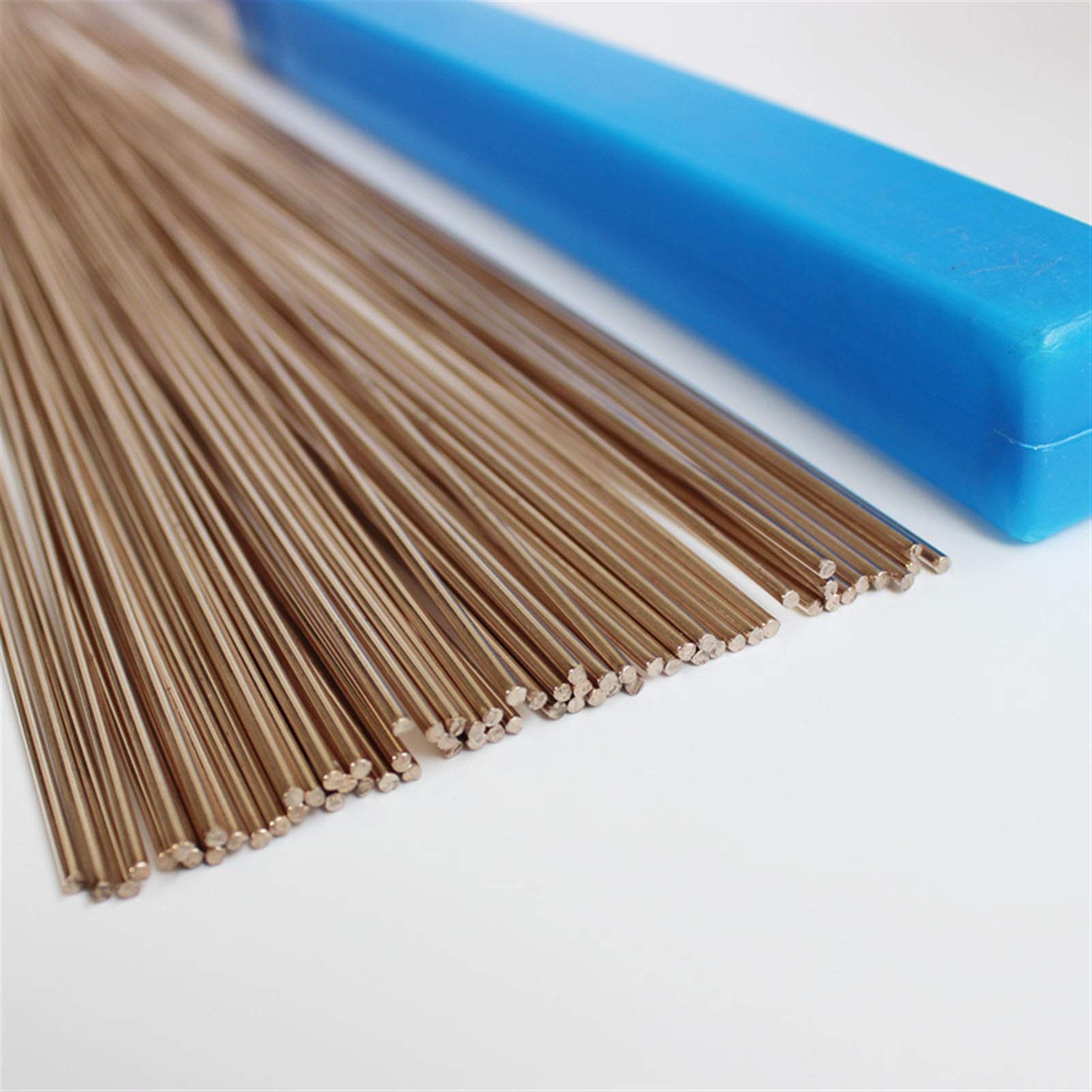 1kg 10% Brass Silver Solder Bar 1mm/1.5mm/2mm/2.5mm/3mm DIY Hardware Manufacturing (Color : 2x500mm 1kg)