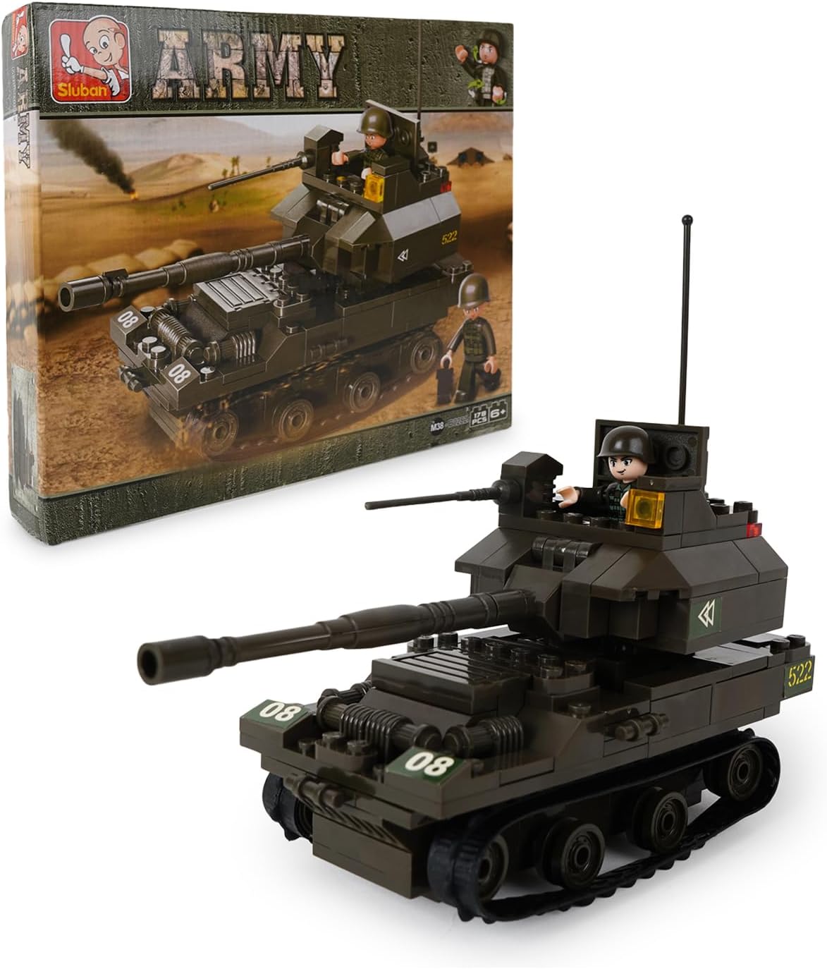 Tank "Army" Building Kit (178-Piece)