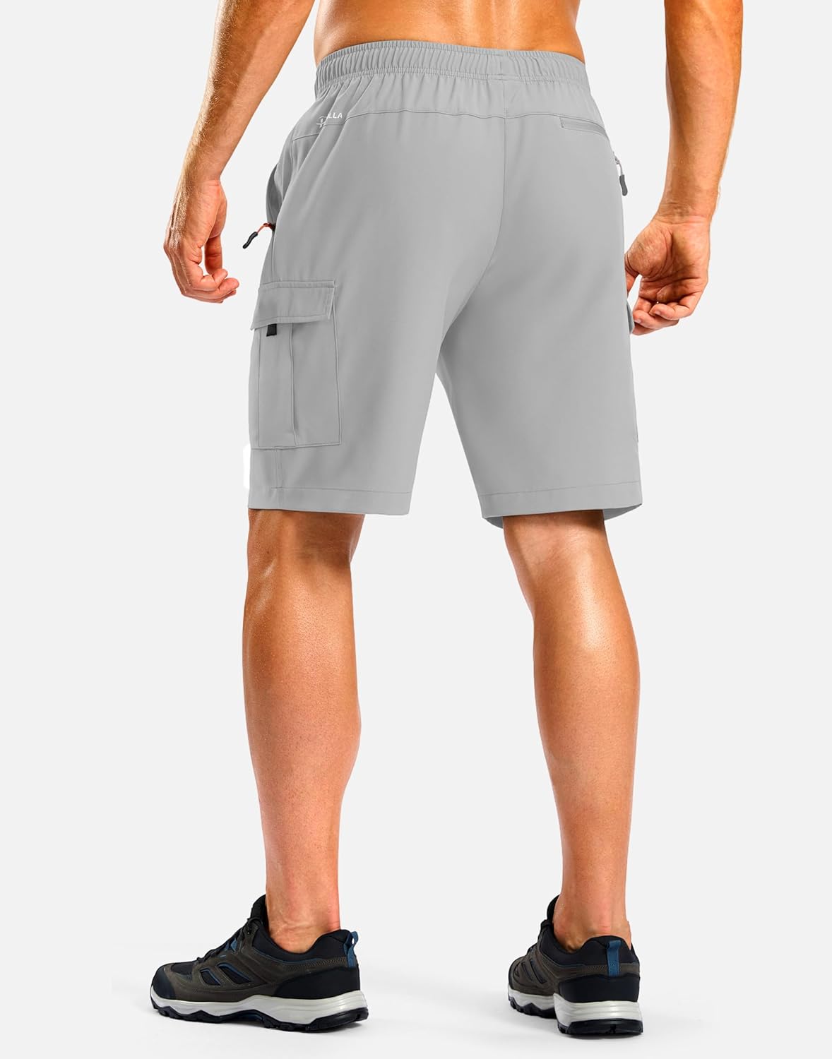 Pudolla Men's Hiking Cargo Shorts with 5 Pockets Lightweight 9" Outdoor Work Casual Shorts for Men Travel Fishing - Image 4