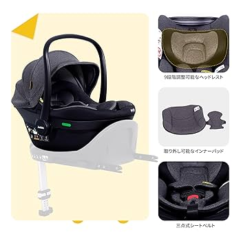Jovikids チャイルドシート 新生児 ベビーカー 兼用 ECE R129 Amazon | Jovikids チャイルドシート ISOFIX、 360°回転式 i