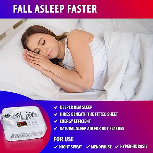 Miniatura 5 de Almohadilla de almohada circulante de agua para termociclo almohadilla de enfriamiento y calefacción para dormir para la cabeza, ayuda natural para