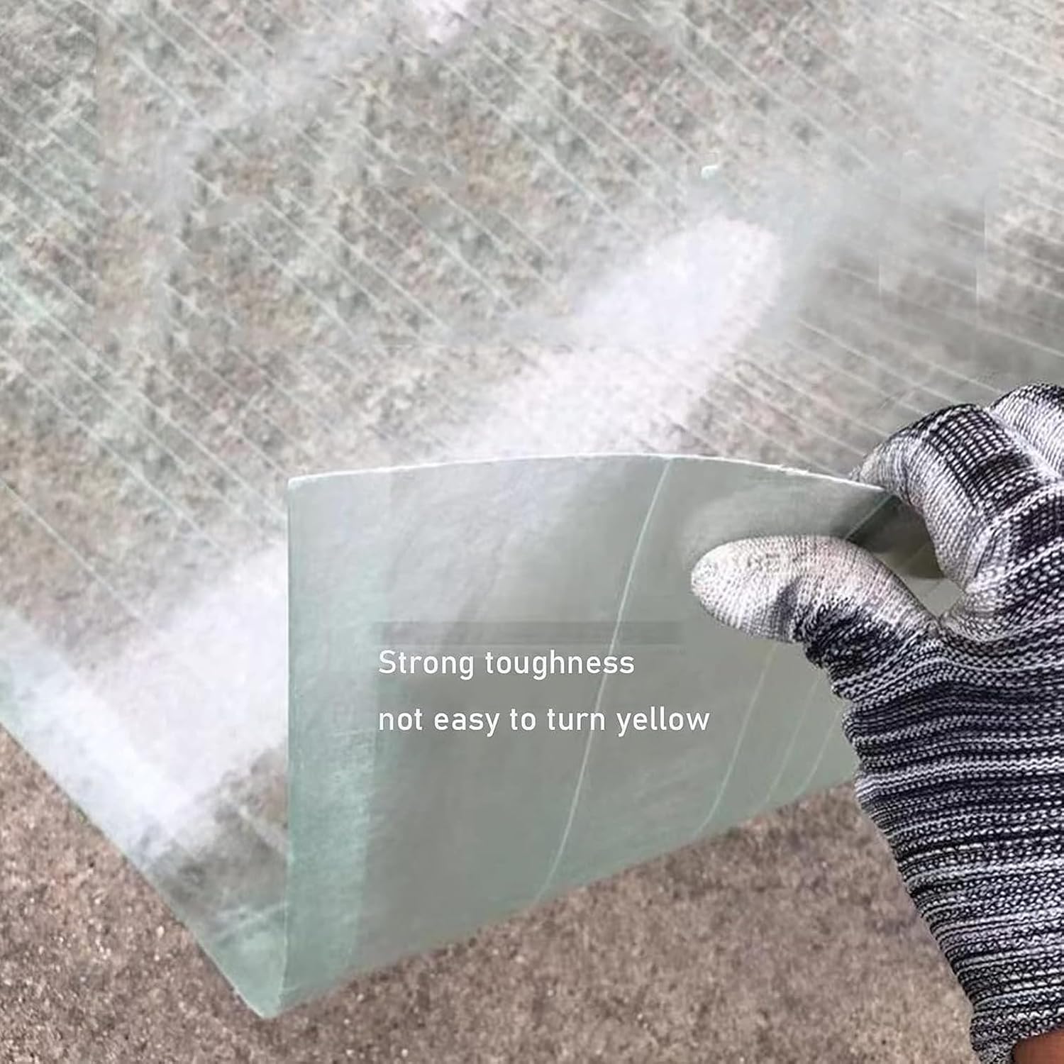 Polycarbonate Roofing Sheet Greenhouse Panels, Greenhouse Roof Covering UV Resistant Rainproof Plastic Roofing for Gardening, Farming, Sunroom, Chicen Coop,1.2mm,0.5-1.5m,1-20m(1.5x20m)