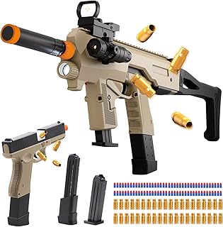 Two Shell Ejecting Soft Bullet Toy Rifle