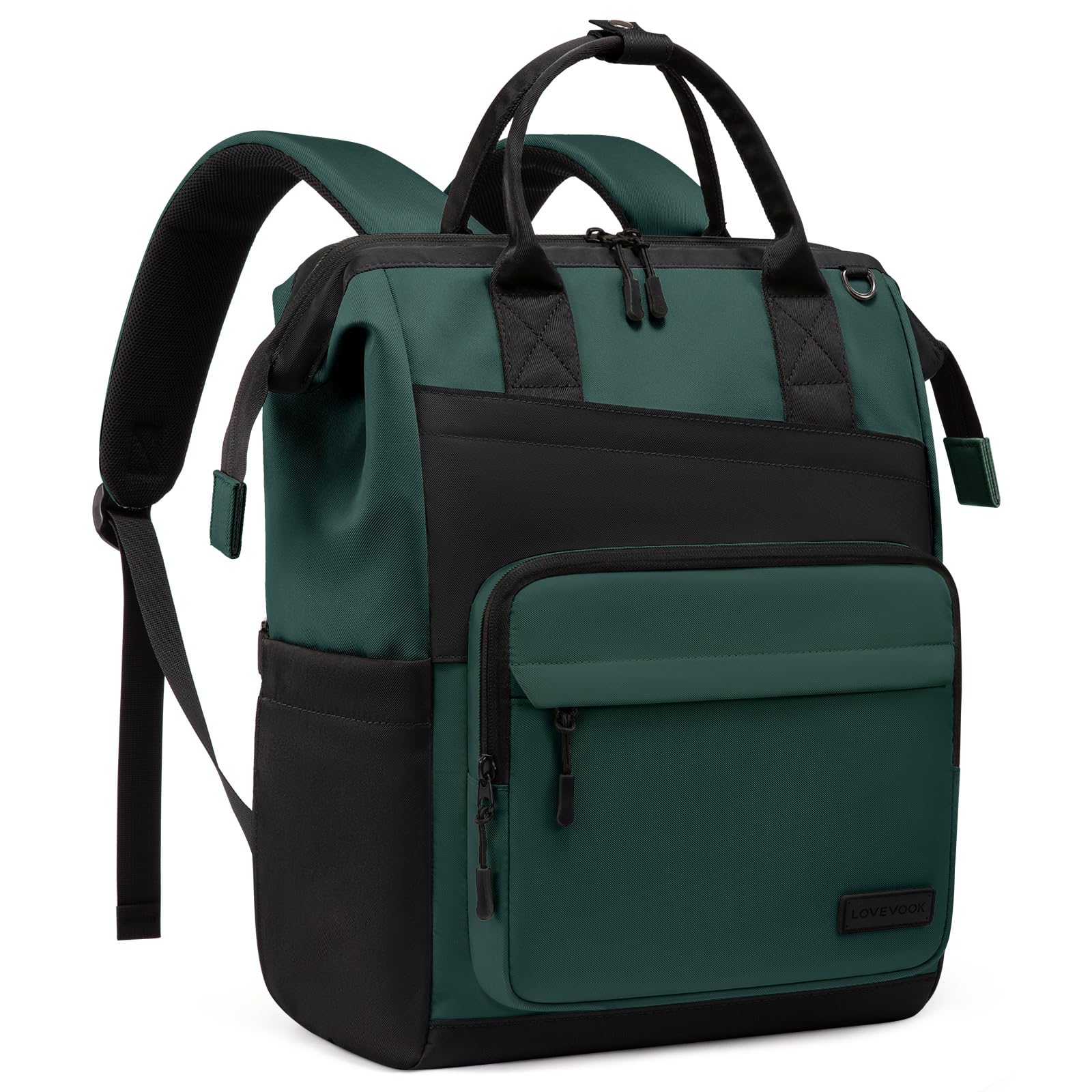 LOVEVOOK Laptop Backpack for Women, 15.6 Inch Travel Backpack for Work College Business, Water Resistant Teacher Nurse Bag with Large Capacity, School Bookbag Bags Cute Daypack for Woman Girls