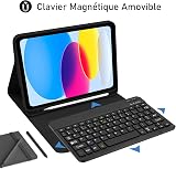 Hofsos Coque Clavier pour iPad A16 11/10 Ème Generation 2025/2022 11/10.9" - 8