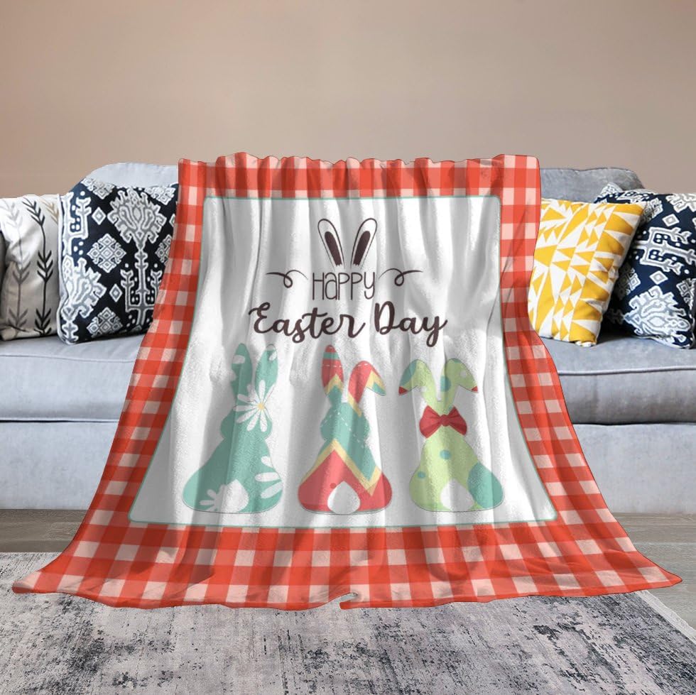 Couverture de lit douce Happy Easter pour entourer vos enfants de tendresse - 6