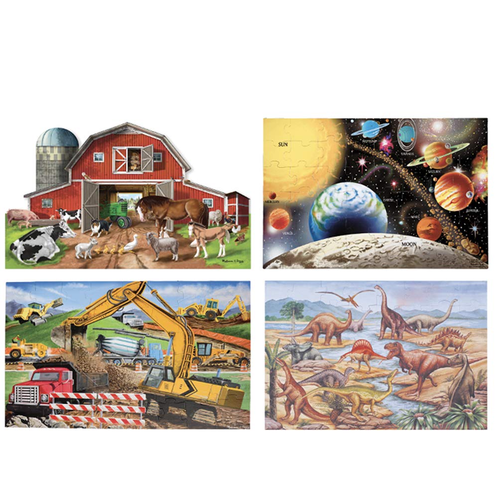 USA Map Floor Puzzle - 54 Piece Foam Puzzle With States & Capitals For Kids