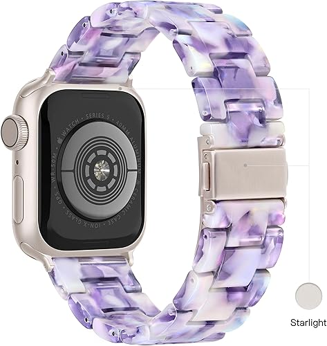 Miniatura 2 de Light House - Correa ligera de resina para Apple Watch, para hombre y mujer, compatible Series SE, 10, 9, 8, 7, 6, 5, 4, 3, 2, 1, Ultra 2, 1,