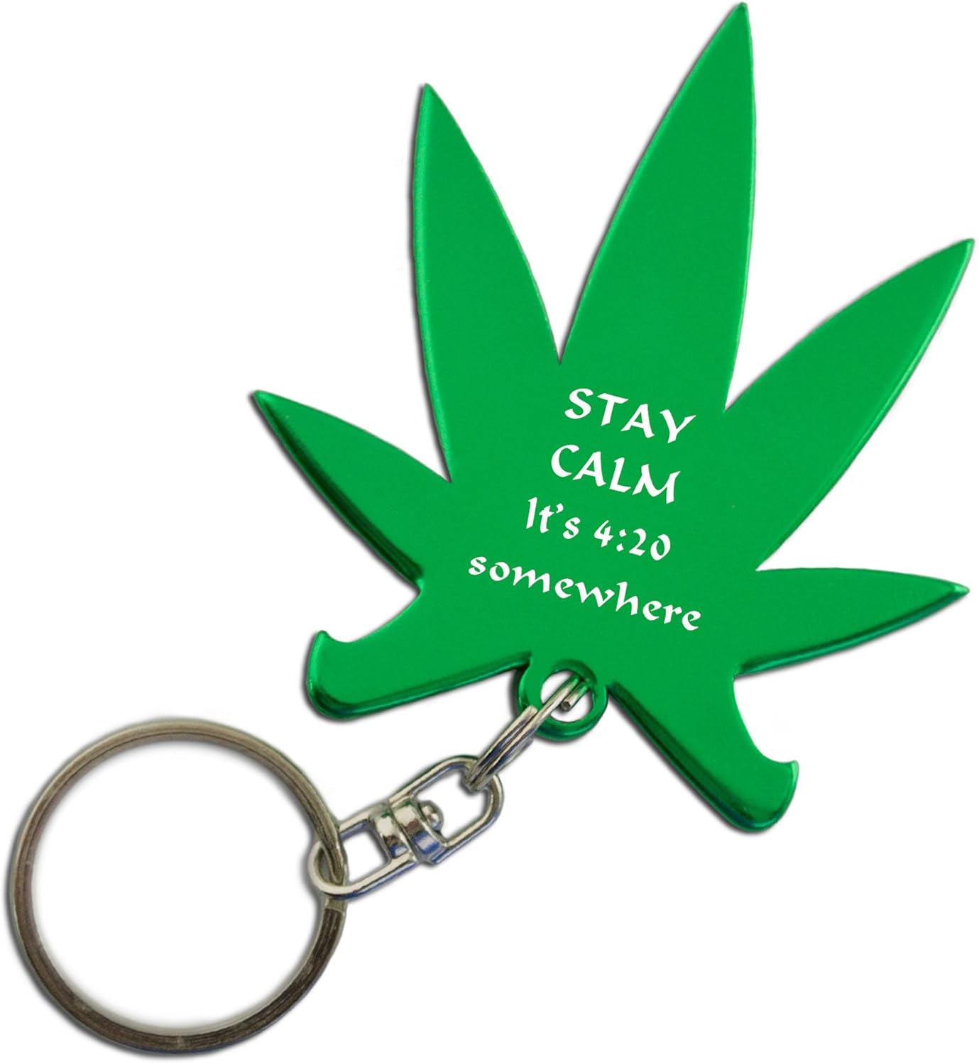 Custom Personalized Cannabis Keychain Bottle Opener - 1, 10, 20, 50, 100 Packs