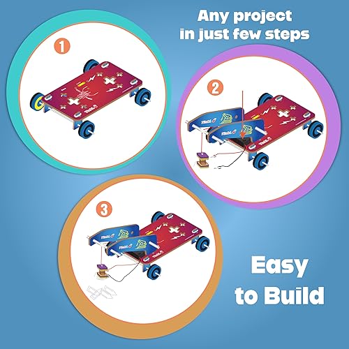 Miniatura 4 de Butterfly EduFields Kits STEM 30 en 1 para niños de 8 a 10 a 12 años Juguetes STEM para edades de 8 a 13 años Electricidad y magnetismo Kit
