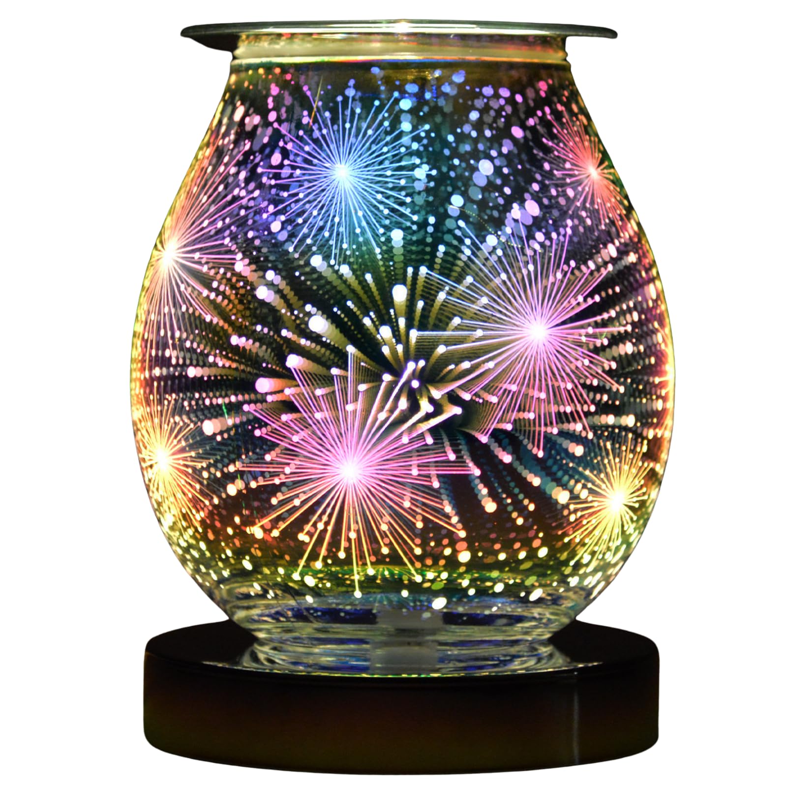 Sponsored Ad – Firework 3D Touch Electric Melt Burner – Electric Scent Diffuser, Wax Melt & Oil Burner, Essential Oil Air Diffuser, New Home Gift, Room Decor, Bedroom Lamp Accessory, Office Fragrance
