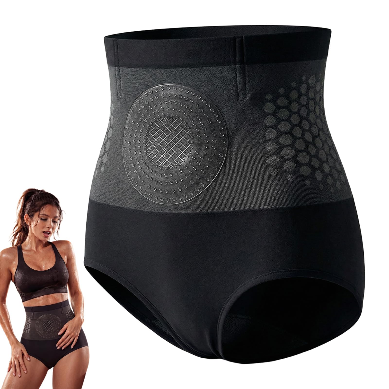 Athem PAURAJU 4-in-1 Mikro-Partikel Formende Fettverbrennende Shorts, Thermogene Fettverbrennungshose für Damen, Formgebende Yogahose & Unterwäsche-Shorts
