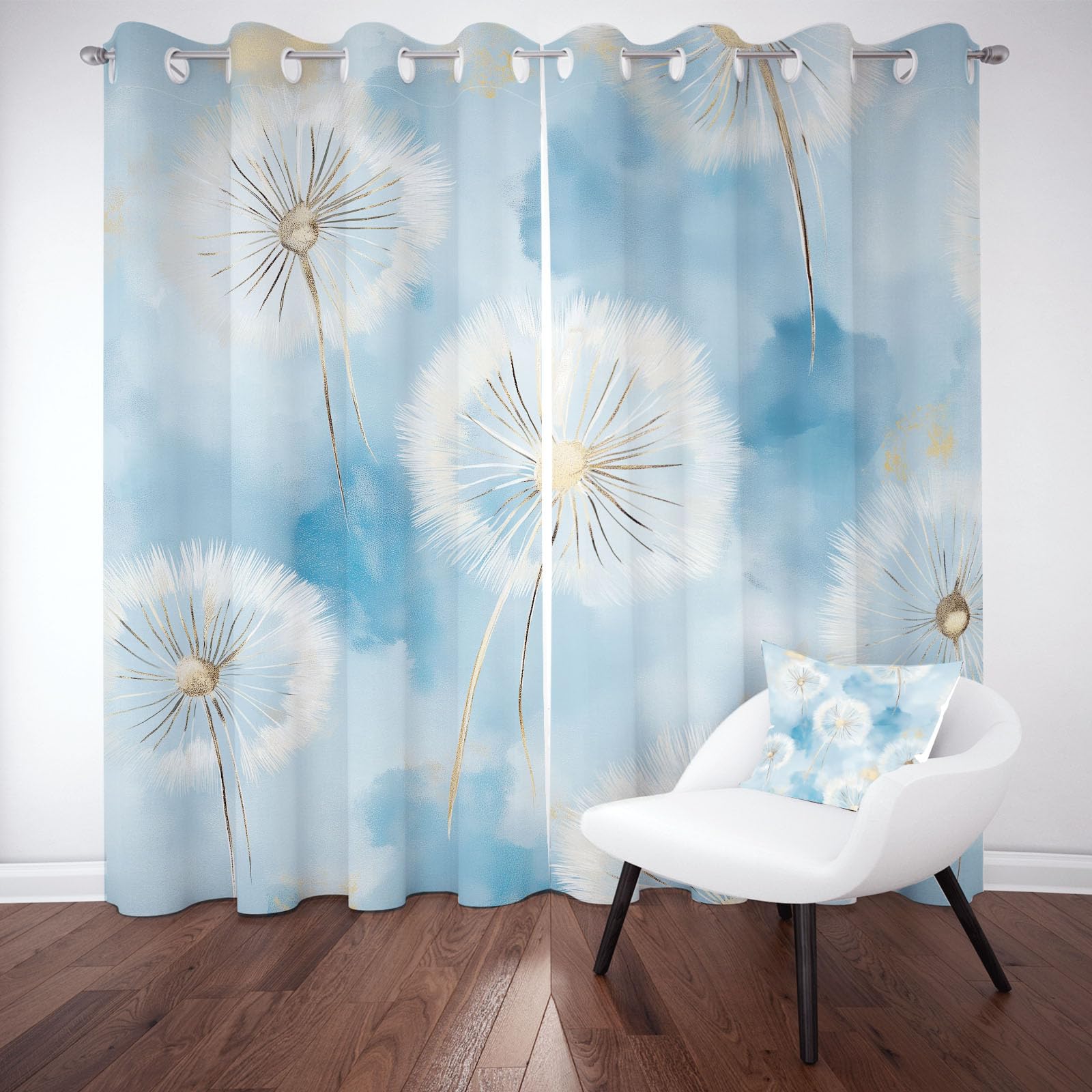 Rideau Occultant 75x166 cm Isolant Phonique contre Bruit de Rue