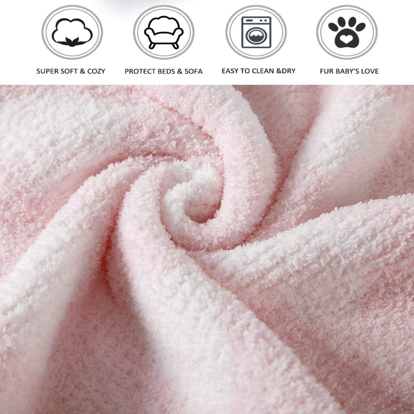 Baby Chenille Blanket, 2-Layer Baby Girl Blankets, Knit Baby Blanket Made of Yarn-Dyed Knitted Chenille, Ultra Cozy Reversible Toddler Blankets for Girls, Size 30"x40", Pink Hearts : Baby