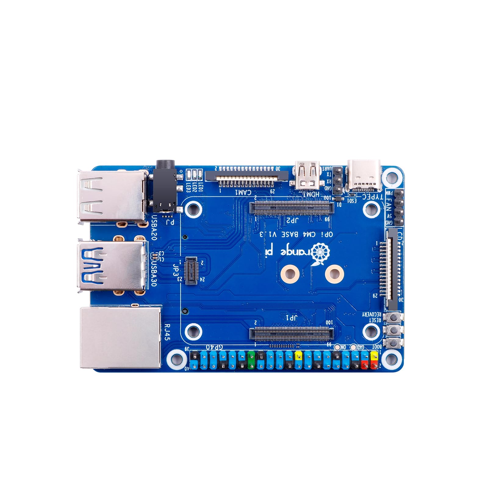 Orange Pi CM4 Base Board Rich Interface for Raspberry Pi CM4, Orange Pi CM4, 40Pin GPIO Interface Standard CM4 Connector Gathering Kinds of Onterfaces-picture-16