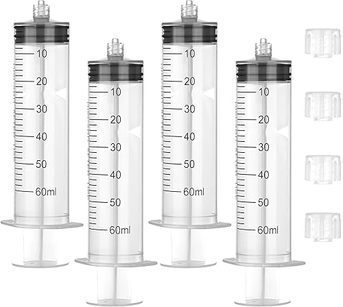 Miniatura 21 de Paquete de 12 jeringas Luer Lock de 0.1 fl oz con jeringas estériles selladas individualmente