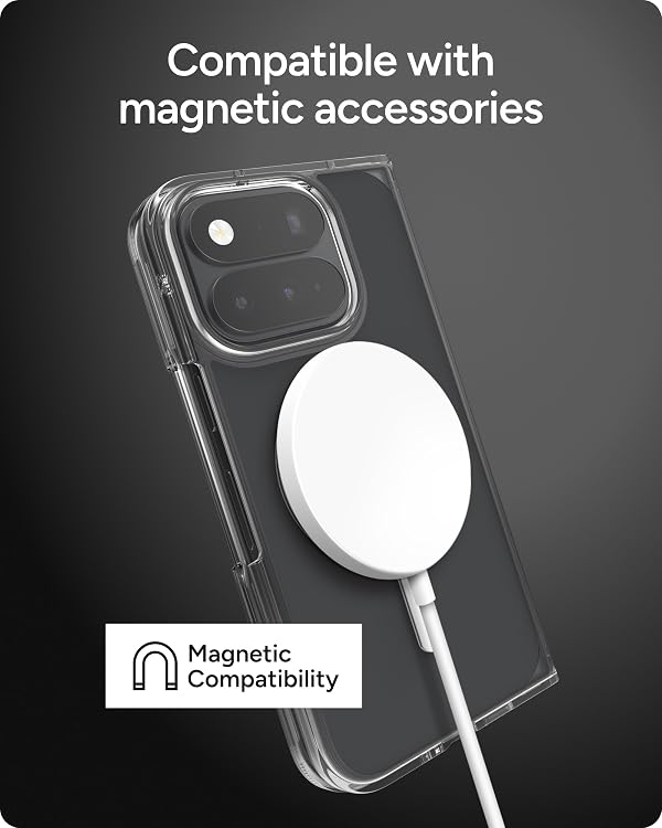 ZAGG Crystal Palace Snap Lite Google Pixel 11 Pro Fold Case, Clear by ZAGG - Used condition - Image 7
