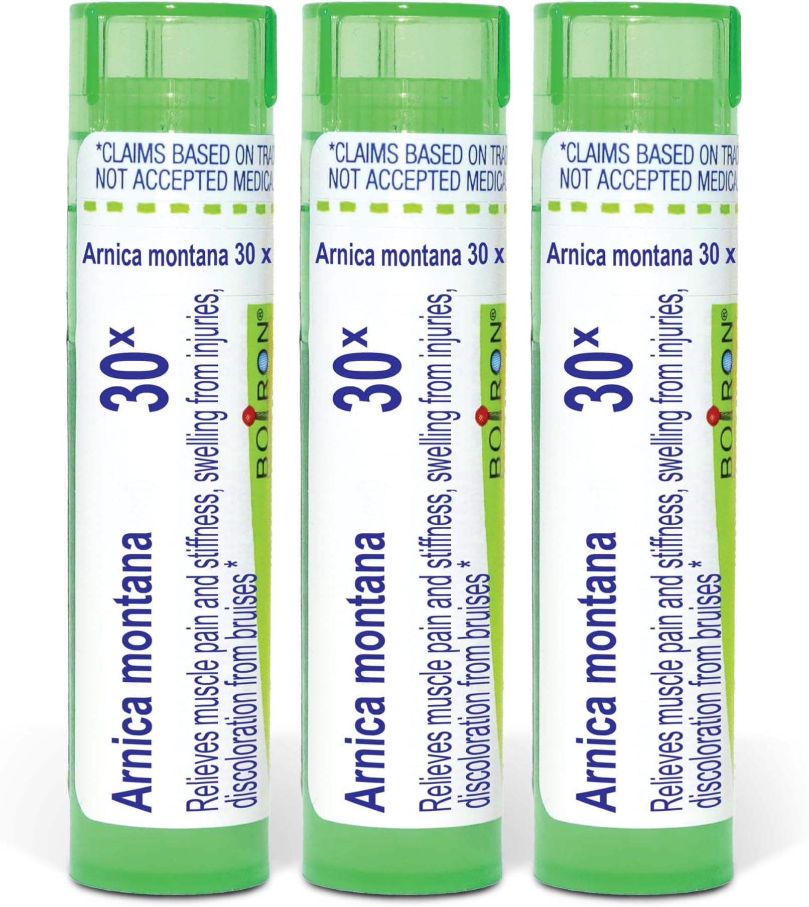 Arnica Montana 30x Homeopathic Medicine for Muscle Pain and Stiffness - Pack of 3 (240 Pellets)