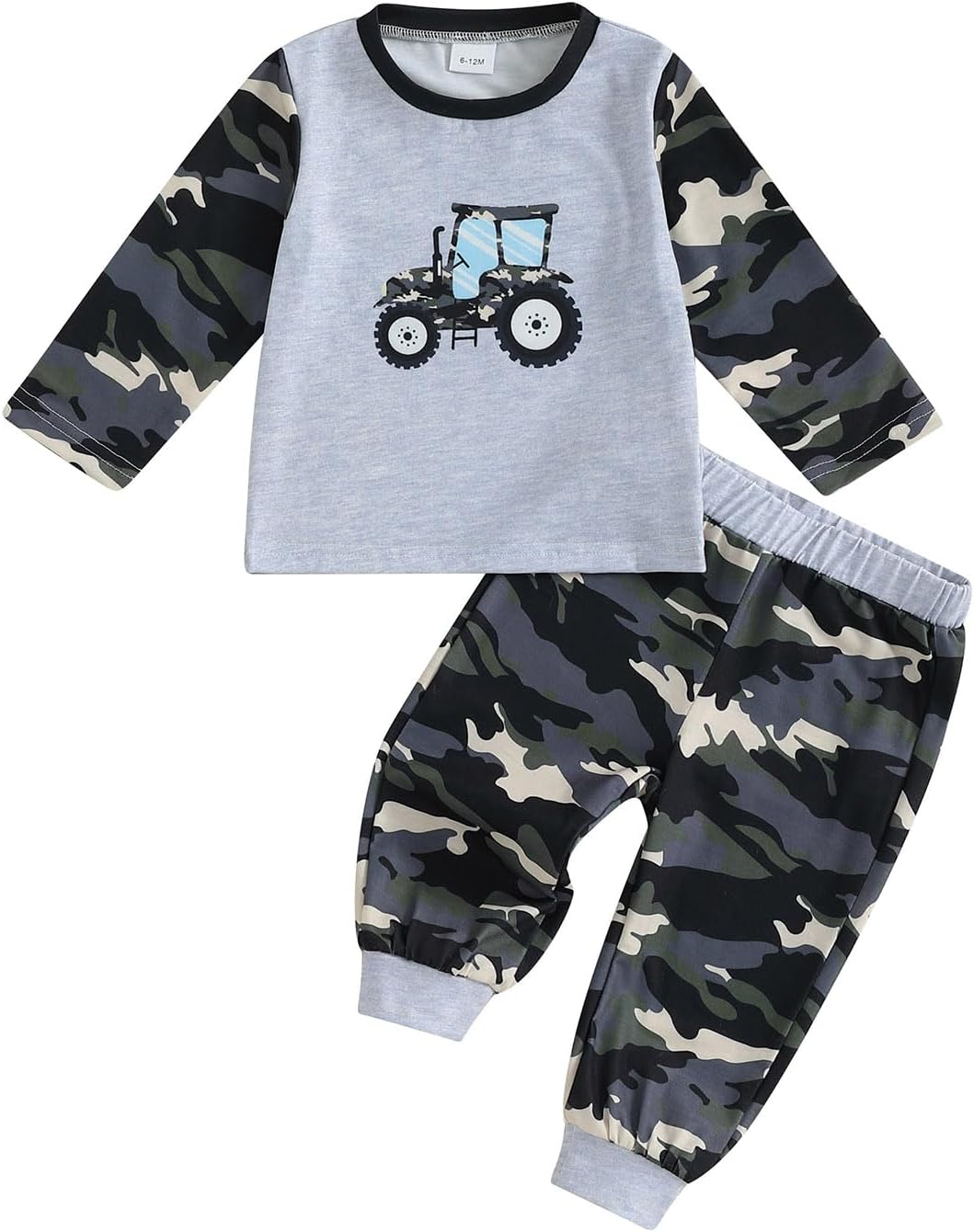 Toddler Clothes Baby Boy Outfits Fall Winter Long Sleeve Dinosaur Jacquard Pullover Sweatshirt Jogger Pants Set