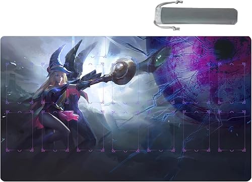 Vista 37 de ygo playmat Duel Mat Gaming Competition Pad Mat Card Binder Deck 23.6 x 13.7 pulgadas (10) 10,14,1,11,12,15,16,17,4,7,8,9