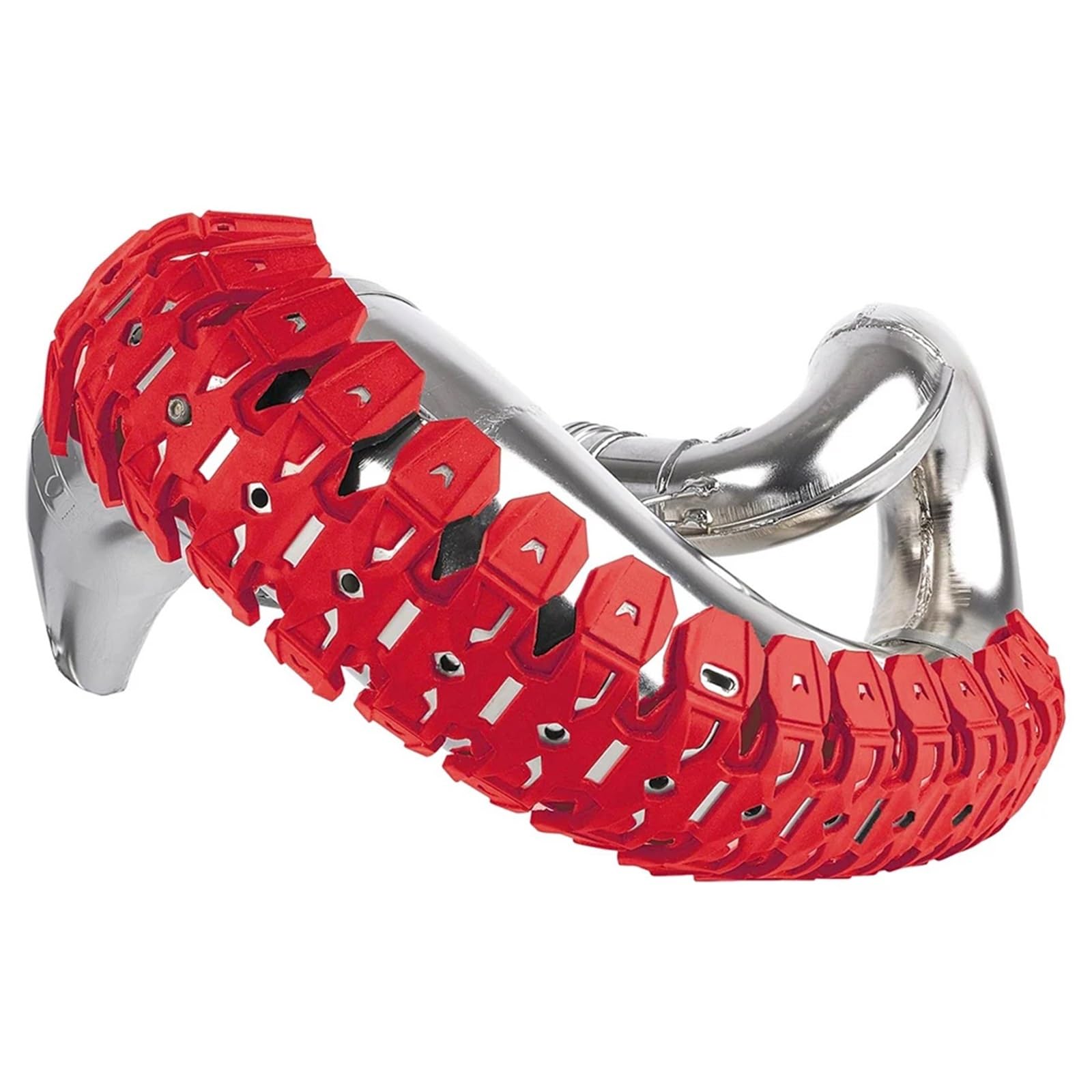 Protector de Tubo de Escape Compatible Con Husqvarna TE 300 300i Compatible KTM EXC Protector De Calor Del Tubo Escape 60 Cm(Red)