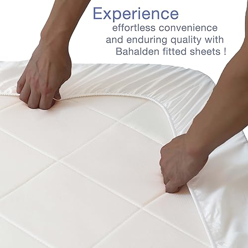 Miniatura 3 de Bahalden Sábana bajera de alta calidad, comodidad y durabilidad superiores, sábana inferior resistente a la decoloración y a las arrugas con diseño