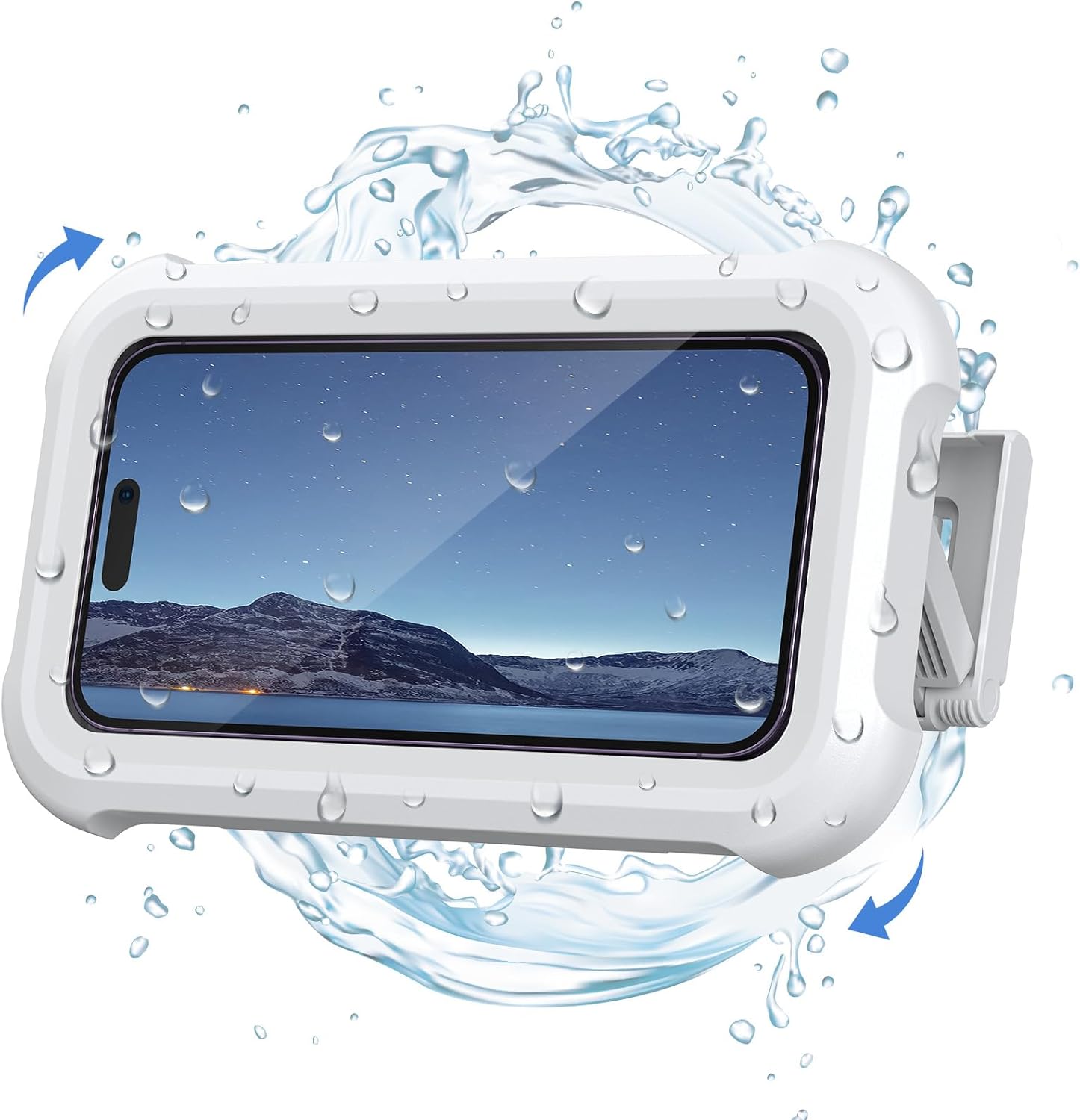 Lamicall Shower Phone Holder Waterproof IPx6 HD Screen Waterproof