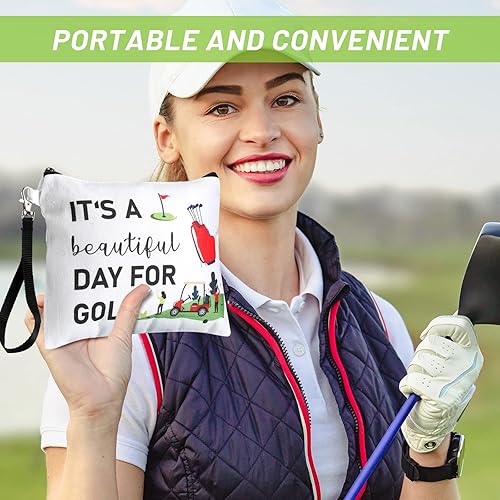 Miniatura 5 de Skylety 9 Pieces Golf Gift Cosmetic Bags Golf Makeup Bag Golf Pouch Cosmetic Toiletry Organizer Case for Golfer Team Ladies Girls, 9 Styles