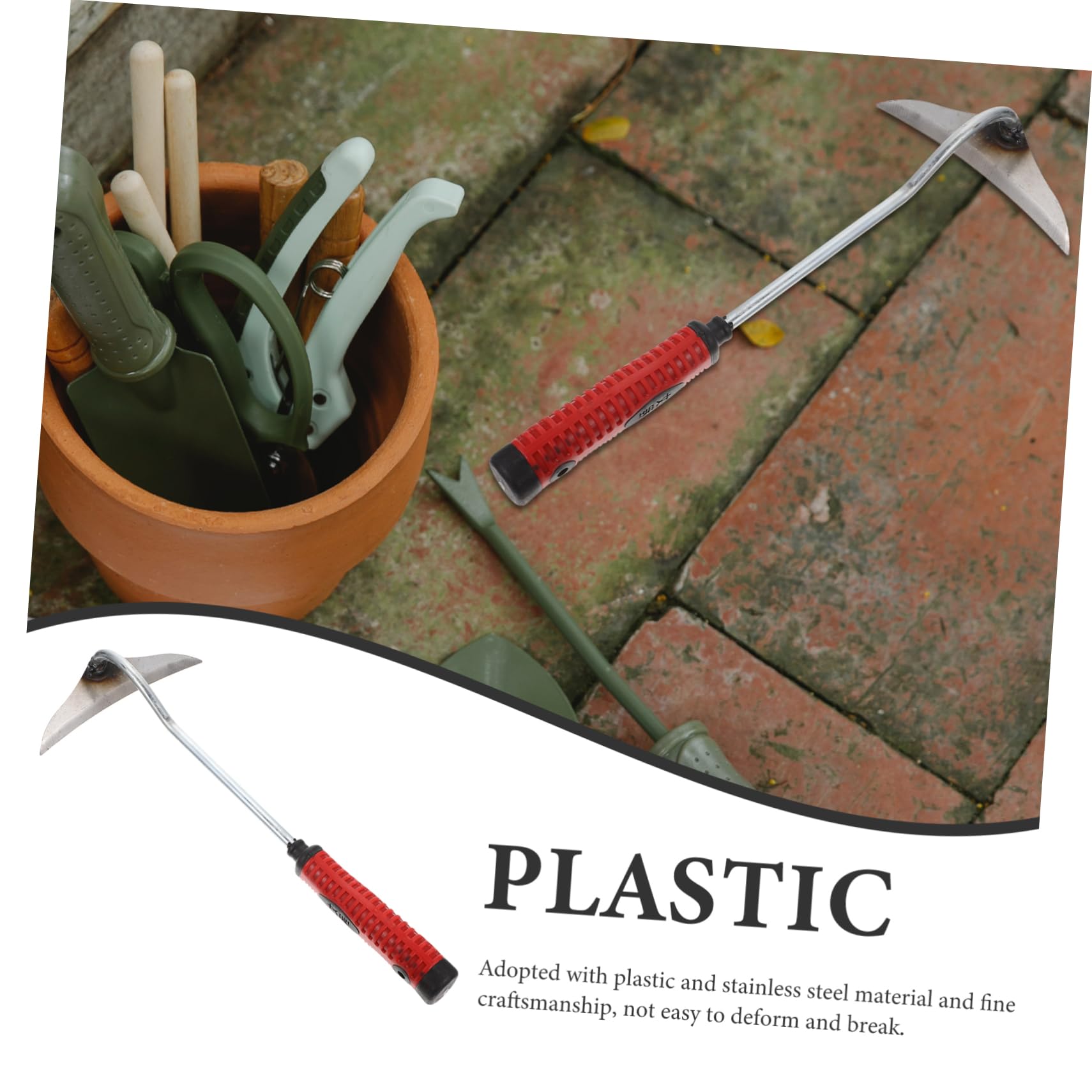 BCOATH Weeding Tool Hand Hoe Gardening Tools for Efficient Weeding Planting and Digging Durable and Design Housewarming Present for Gardeners