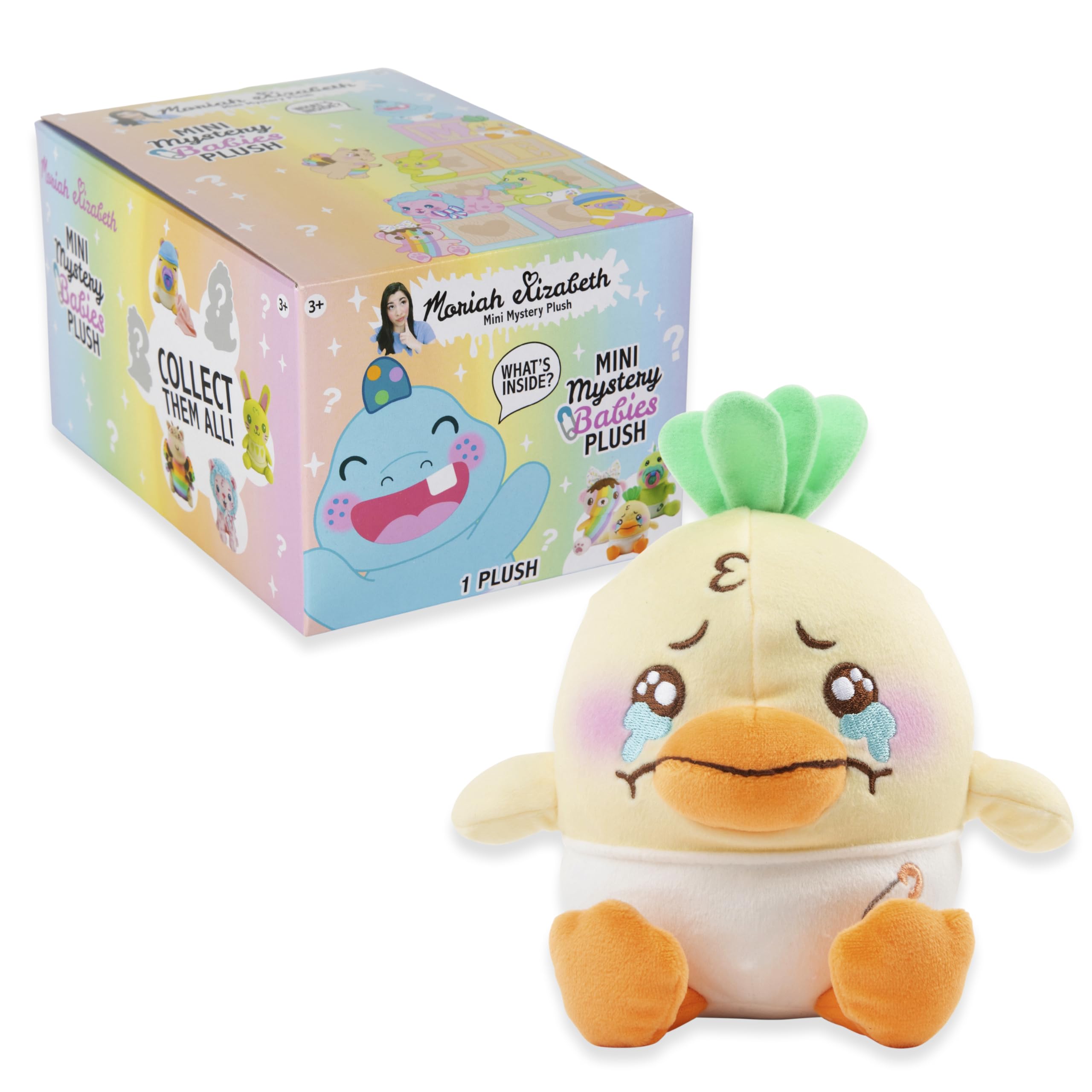 Moriah Elizabeth Mini tajemniczy plusz, seria 4, Baby Mystery Plush, YouTube Craft Channel, Blind Box, 1 z 8 możliwych, oficjalny produkt