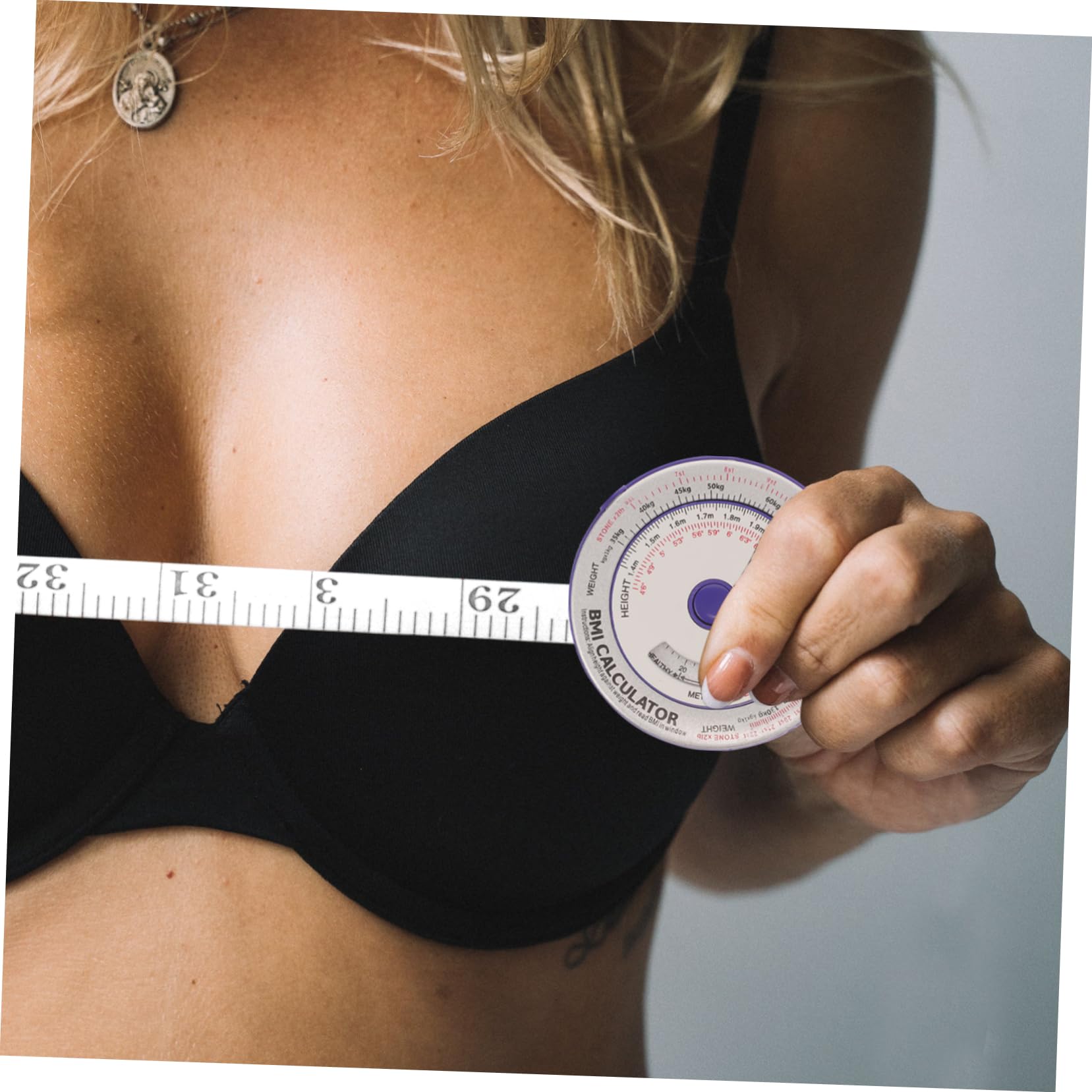 Tofficu 5 Pezzi Misuratore Flessibile per Misurazione Corpo Strumento per Fitness e Cucito e Portatile Adatto Diverse