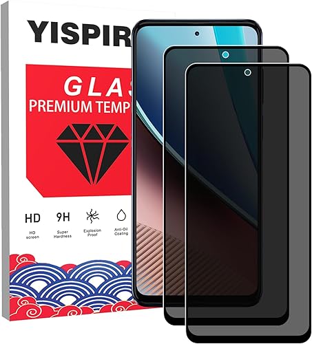Paquete de 2 protectores de pantalla de privacidad para Motorola Moto G Stylus 2023, dureza 9H, resistente a los arañazos, antiespía, antiespías,