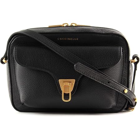 Coccinelle Beat Soft Borsa a Tracolla in Pelle con Tasca Frontale Nero :  Amazon.it: Scarpe e borse