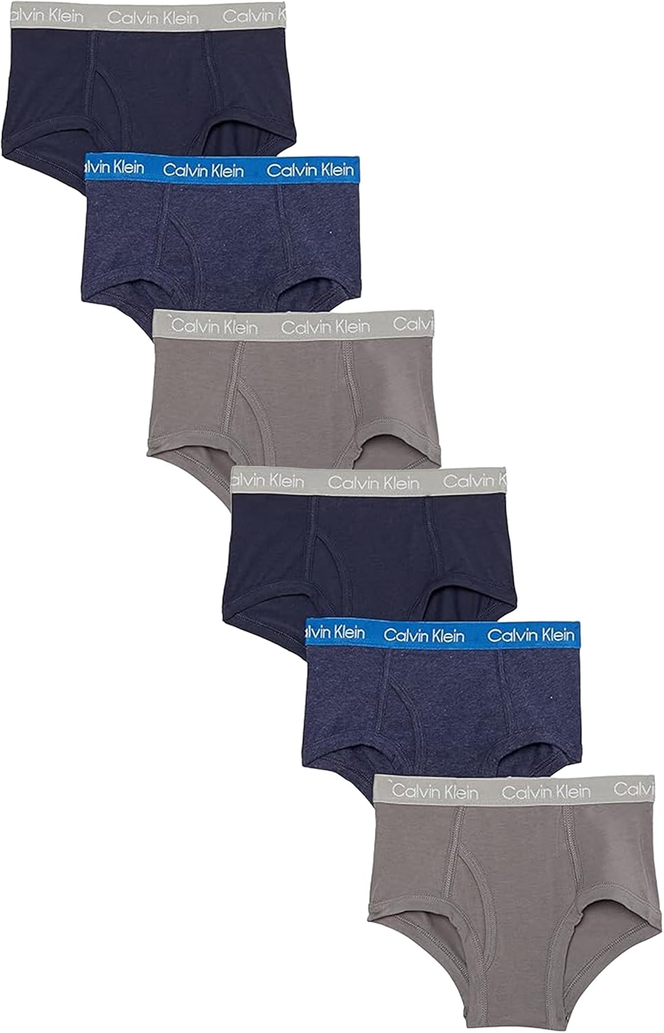 Calvin Klein Kids Boys' Modern Cotton Brief Underwear 6-Pack