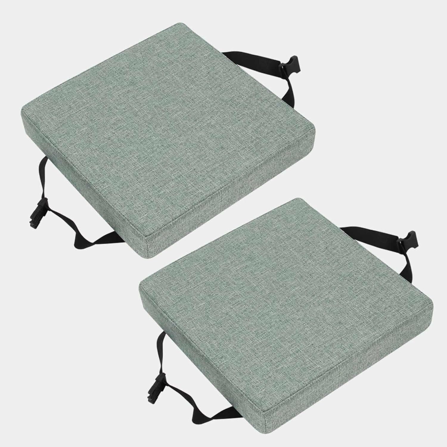 Square stool Cushion - Outdoor/Indoor Cushions Seat Furniture Cushion Non-Slip square stool Pad for Small Seat Cushions Café Bistro Garden Furniture Chair/Seat Cushion Pad(Color 3,2PCS_35X35X5CM)
