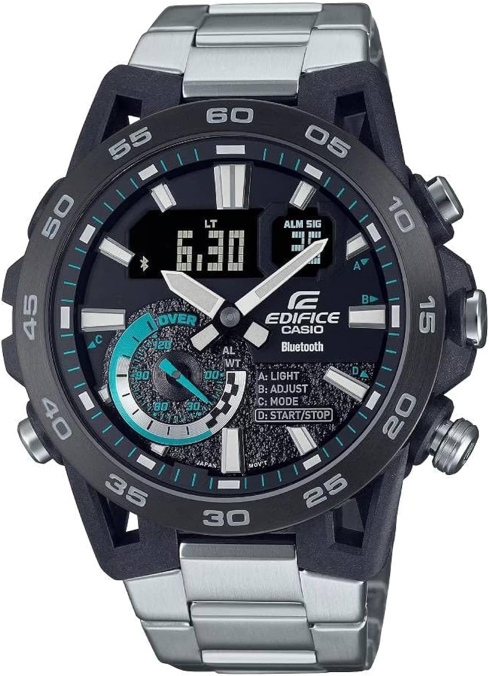 Edifice Men's Watch - ECB-40BK-1ADF Black Dial