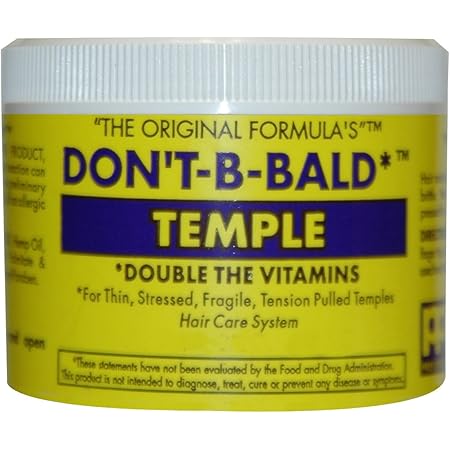 Amazon Com Don T B Bald Temple Gro Hair Scalp Yellow 2 Oz Beauty