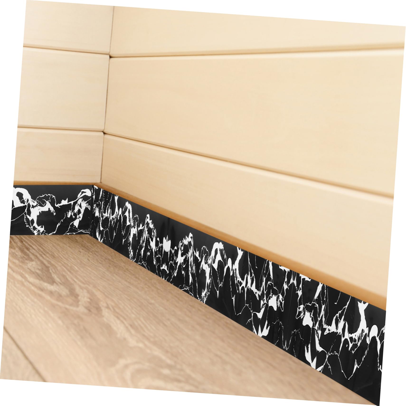 OSALADI 8rotoli Battiscopa Flessibile Autoadesivo Design Rivestimento Decorativo Per Corridoi e Camere Confezione