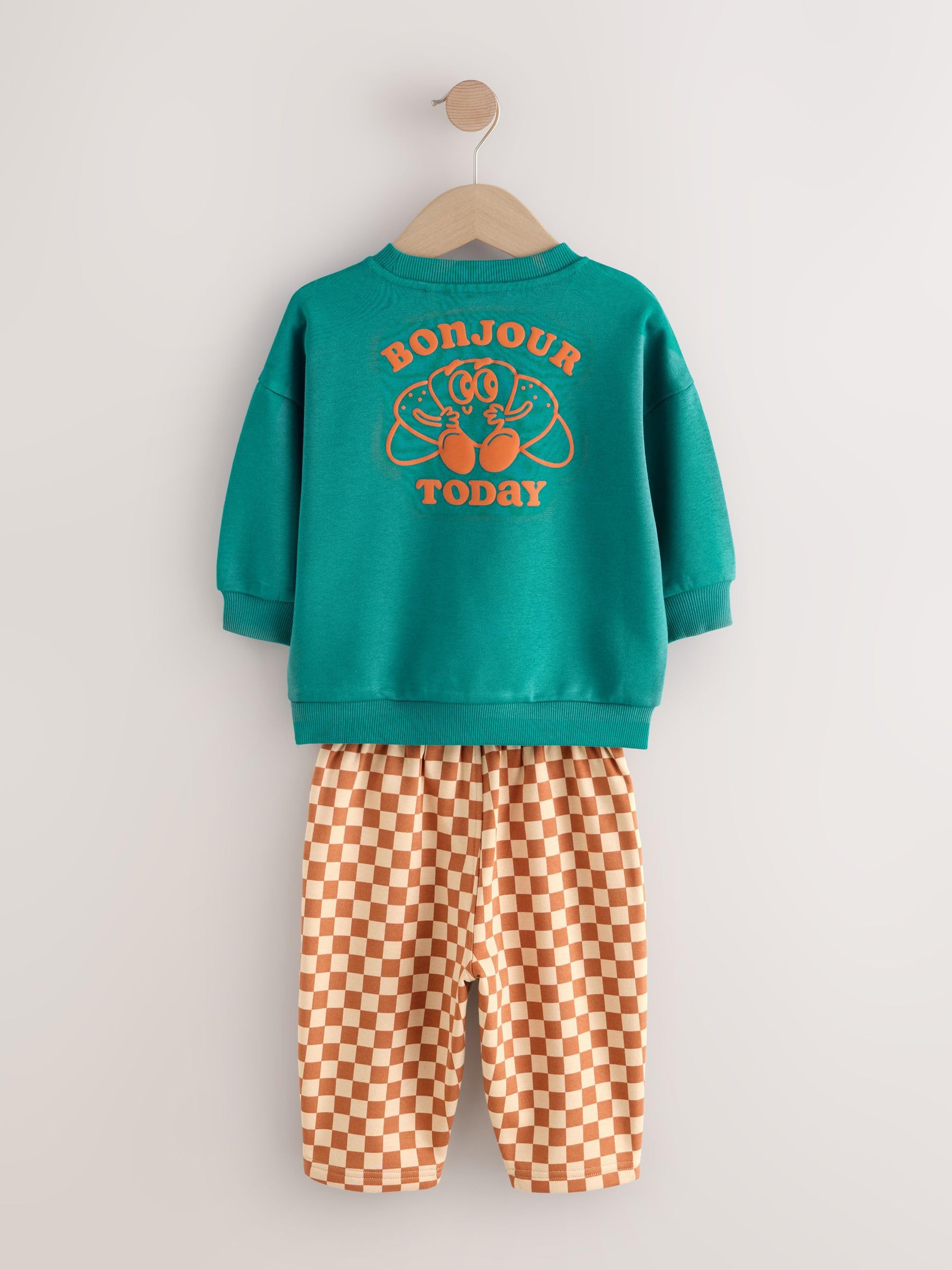 NEXT Garçon Ensemble sweat et pantalon de jogging à motif