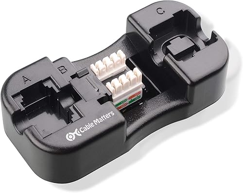 Miniatura 3 de Cable Matters Soporte de perforación Keystone y herramienta de perforación 110 con hoja 110