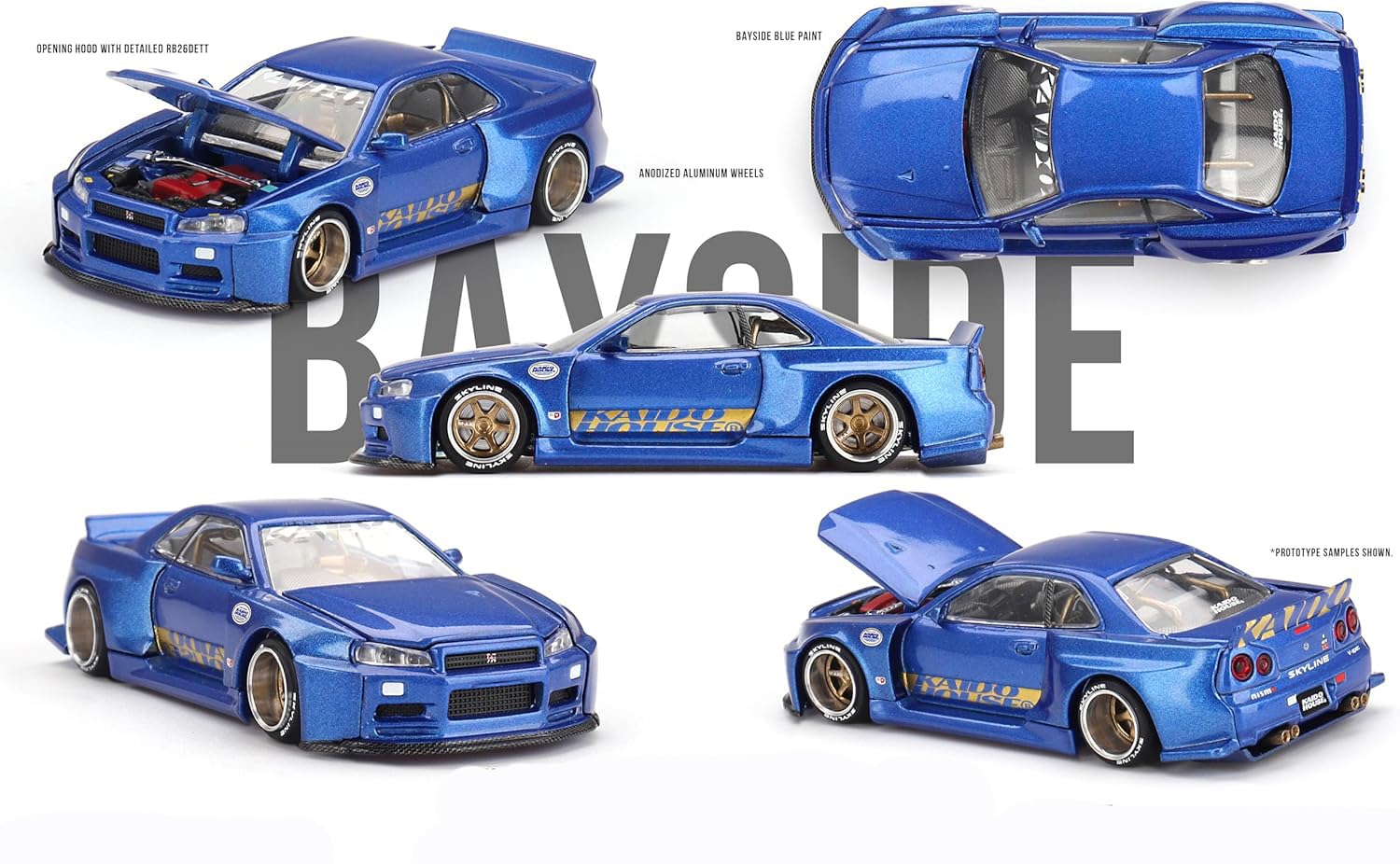 Amazon.com: Diecast Model Car Compatible for Kaido House x